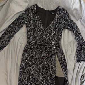 Elegant Black Lace Dress